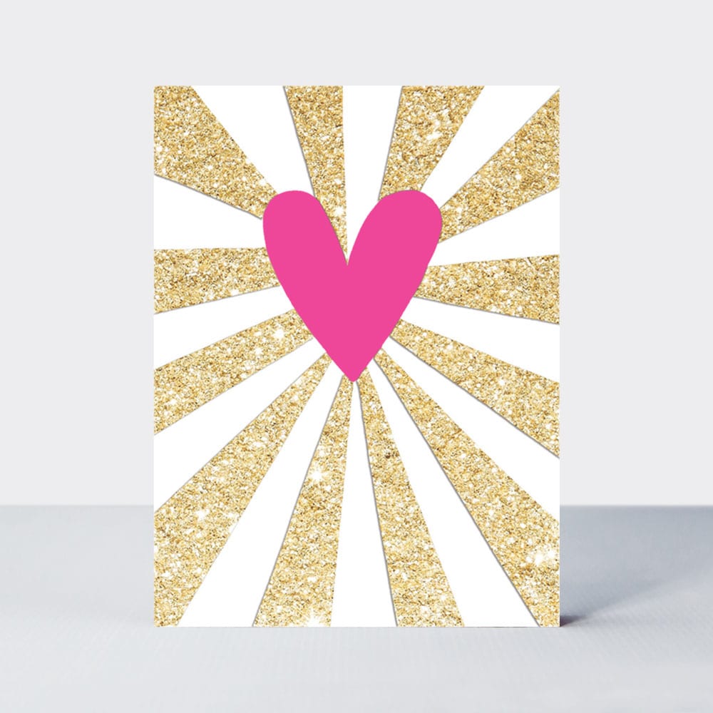 Neon Heart - Pack of 5 Notecards
