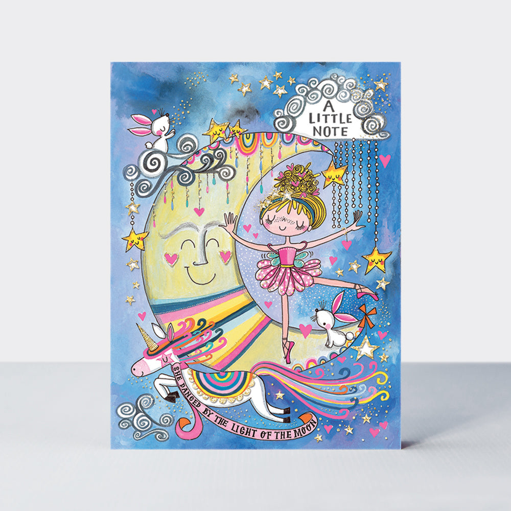 'A Little Note' Moon Dance - Pack of 5 Notecards
