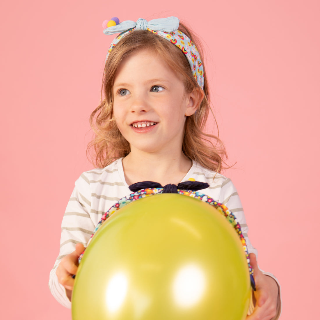 Bow Headband - Suns, Rainbows & Clouds