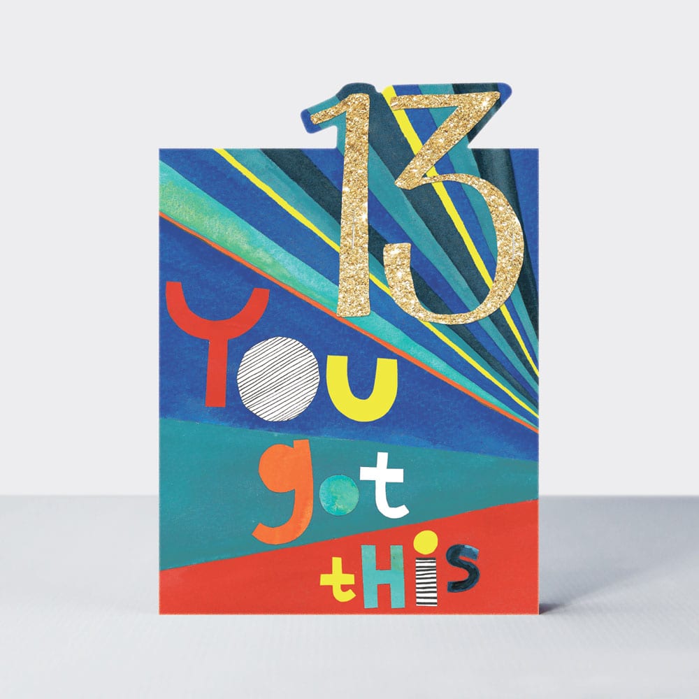 POW WOW - Age 13 - You got this - Birthday Card
