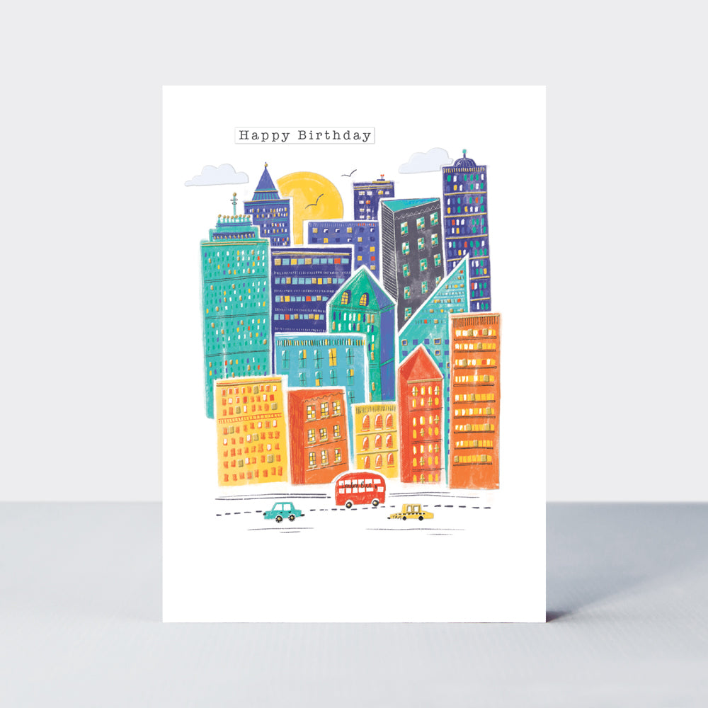 Pronto - Birthday City Scene - Birthday Card