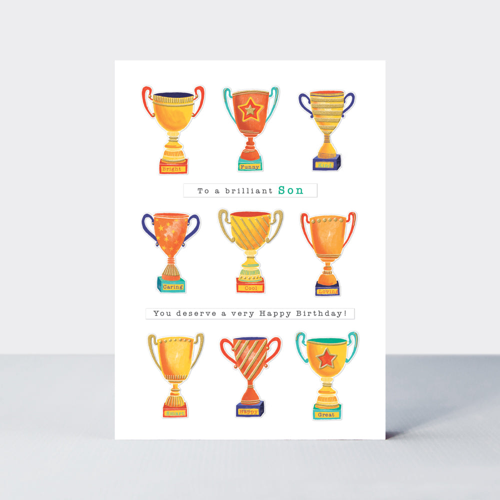 Pronto - Son Birthday Trophies - Birthday Card