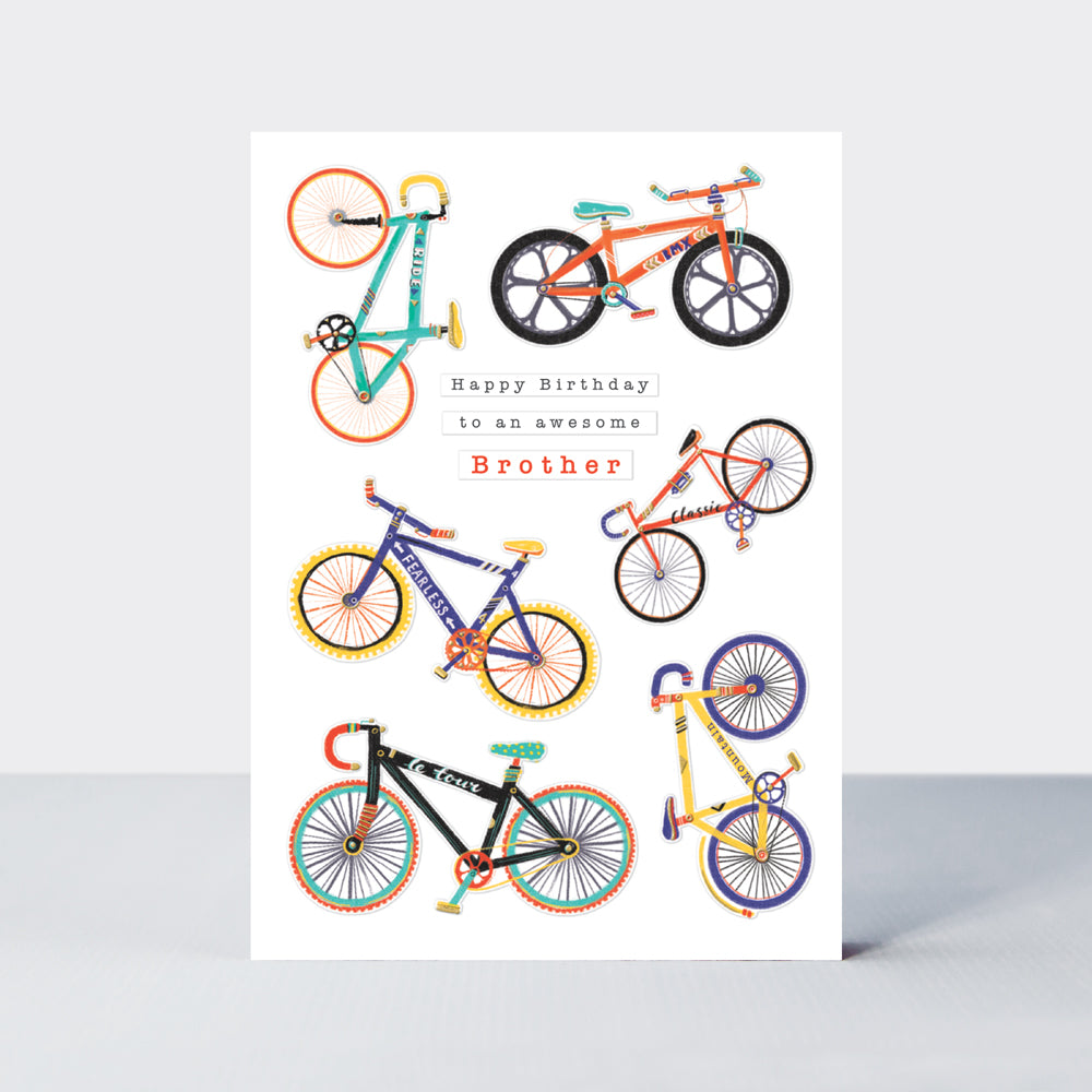 Pronto - Brother Birthday Bikes - Birthday Card