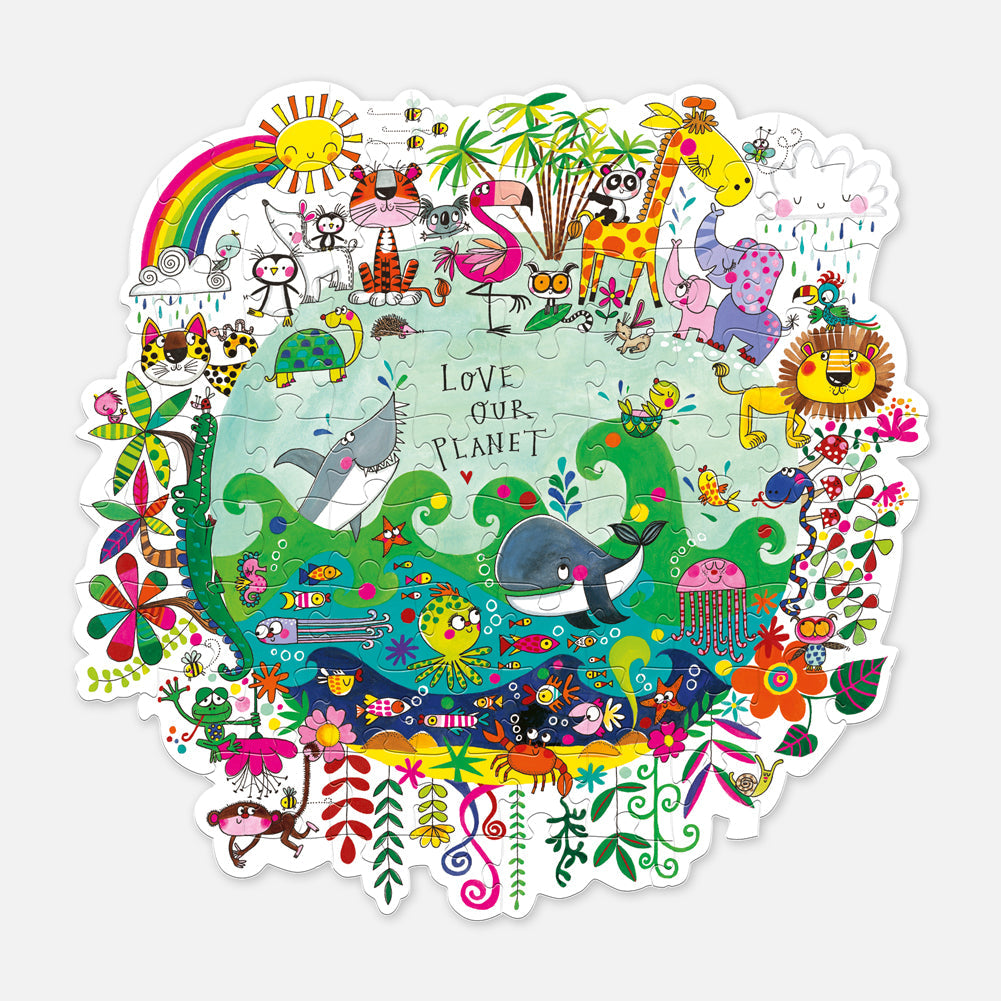 Fun Kids Jigsaw Puzzle - Love Our Planet - Animals - 80 Pieces