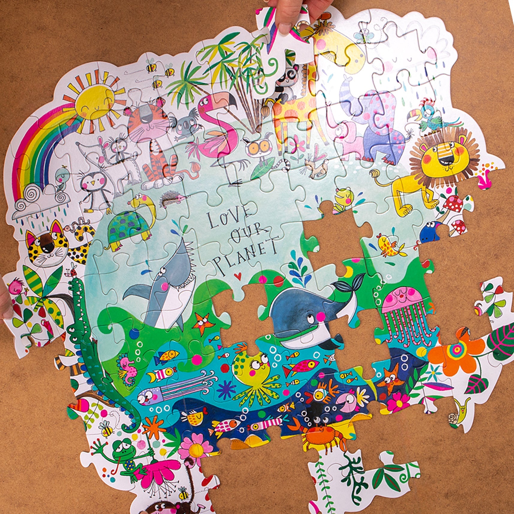 Fun Kids Jigsaw Puzzle - Love Our Planet - Animals - 80 Pieces