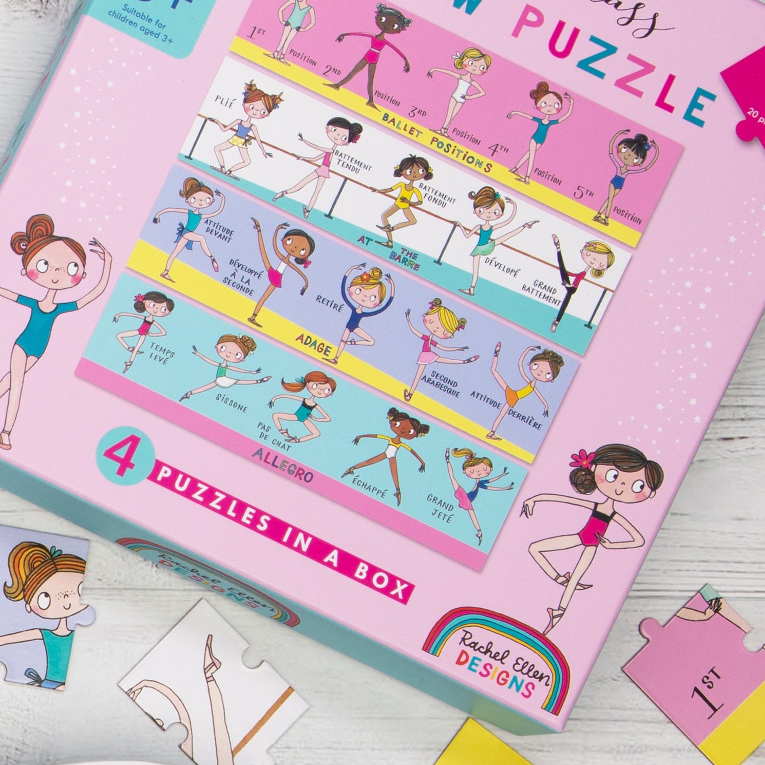 Fun Kids Jigsaw Puzzle - Ballet Class - 80 Pieces