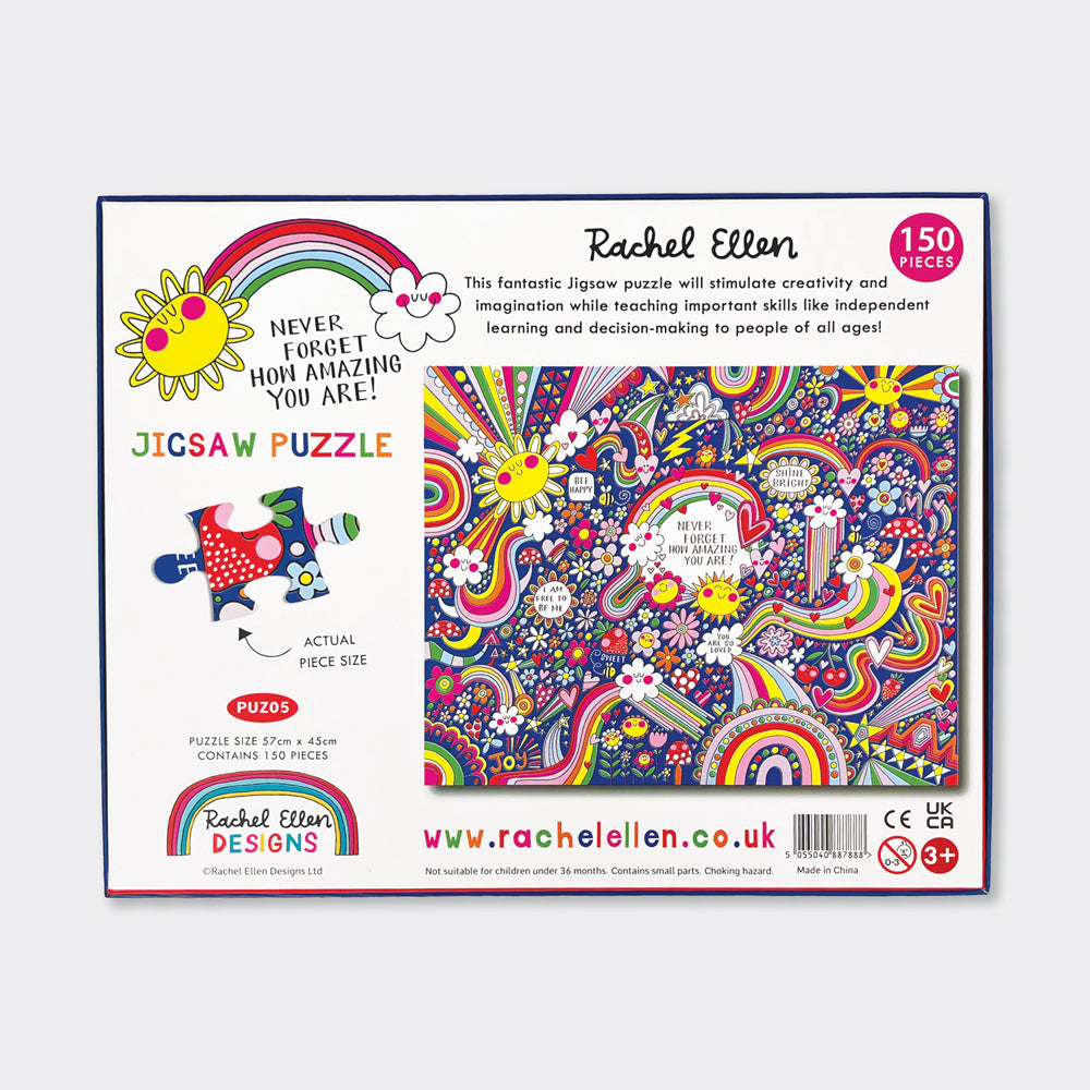 Fun Kids Jigsaw Puzzle - "Never Forget How Amazing You Are!" - 150 Pieces
