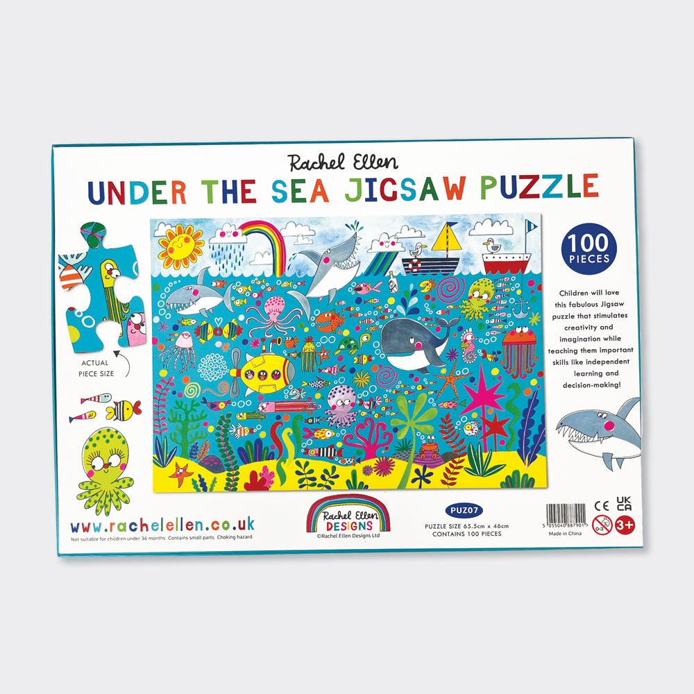 Fun Kids Jigsaw Puzzle - Under The Sea - Ocean - 100 Pieces