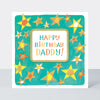 Rhubarb - Happy Birthday Daddy/Stars - birthday card