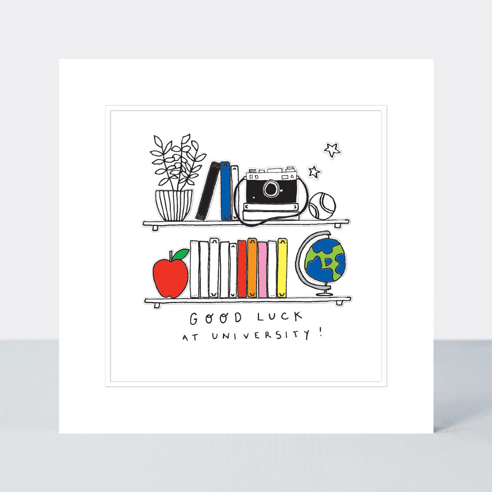 Pocket Rocket - Good Luck at University - Greetings Card