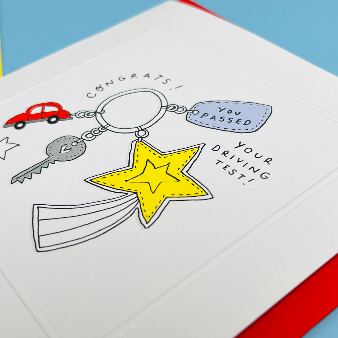 Pocket Rocket - Passed Driving Test - Greetings Card