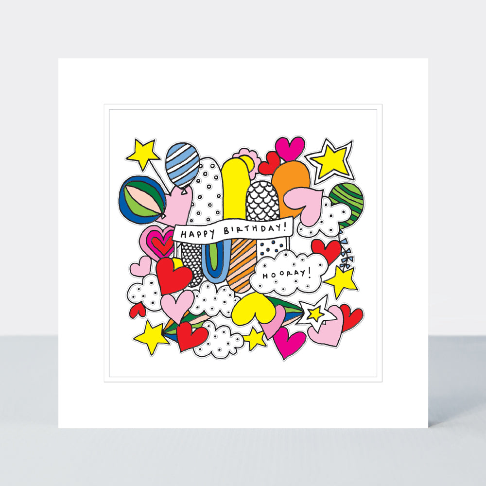 Pocket Rocket - Birthday Card Confetti