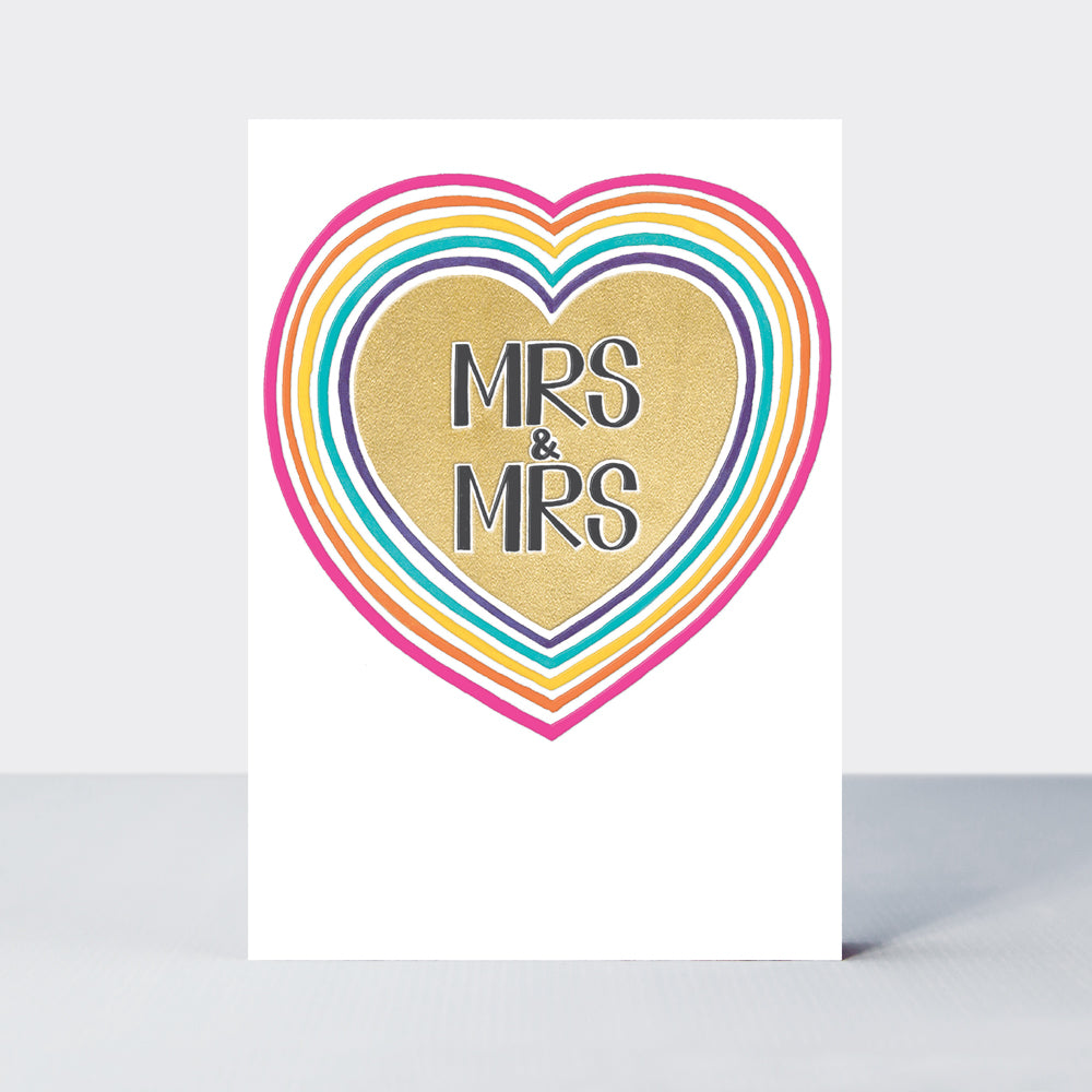 Aurora - Mrs & Mrs Wedding Card