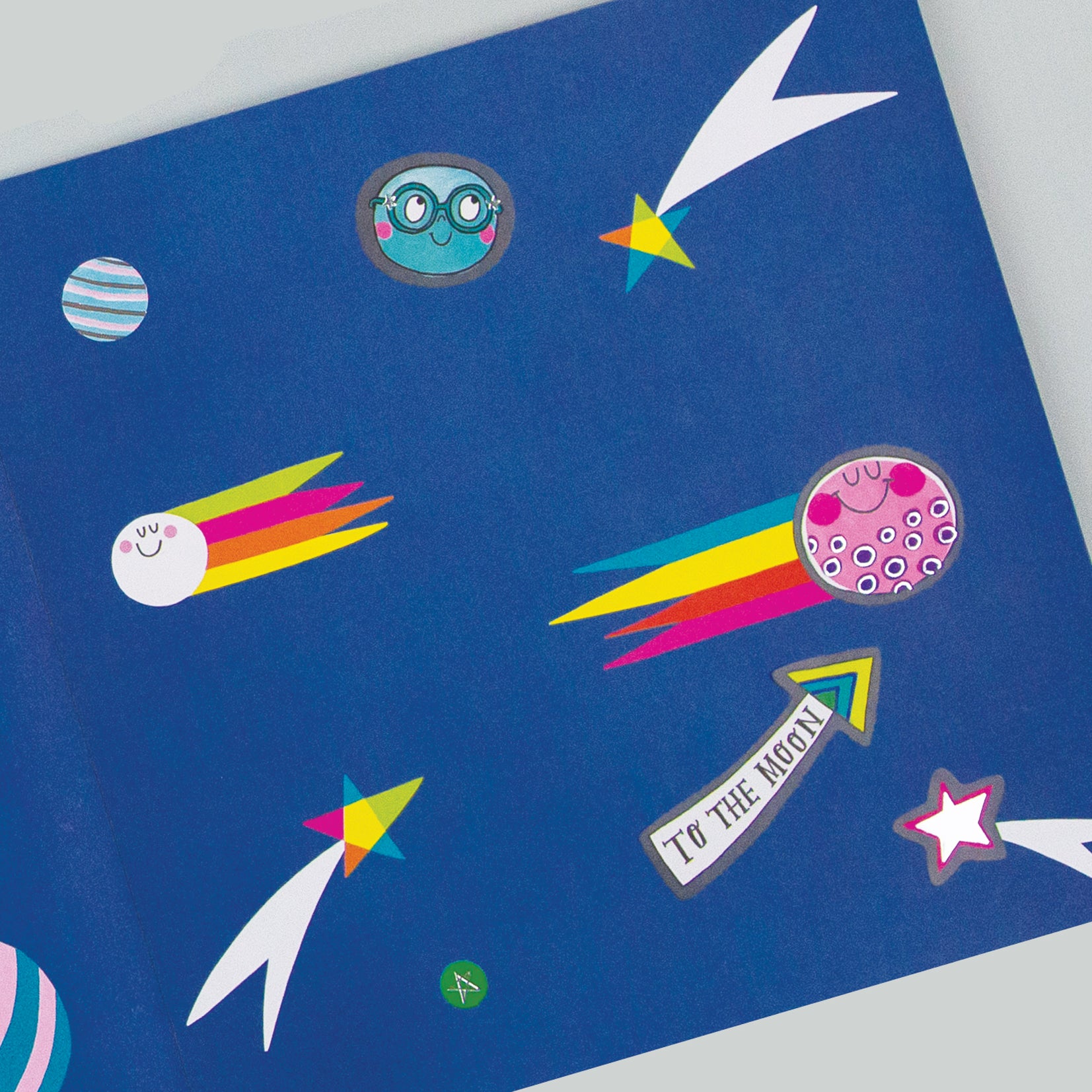 Sticker Scene and Colouring Book - To The Moon