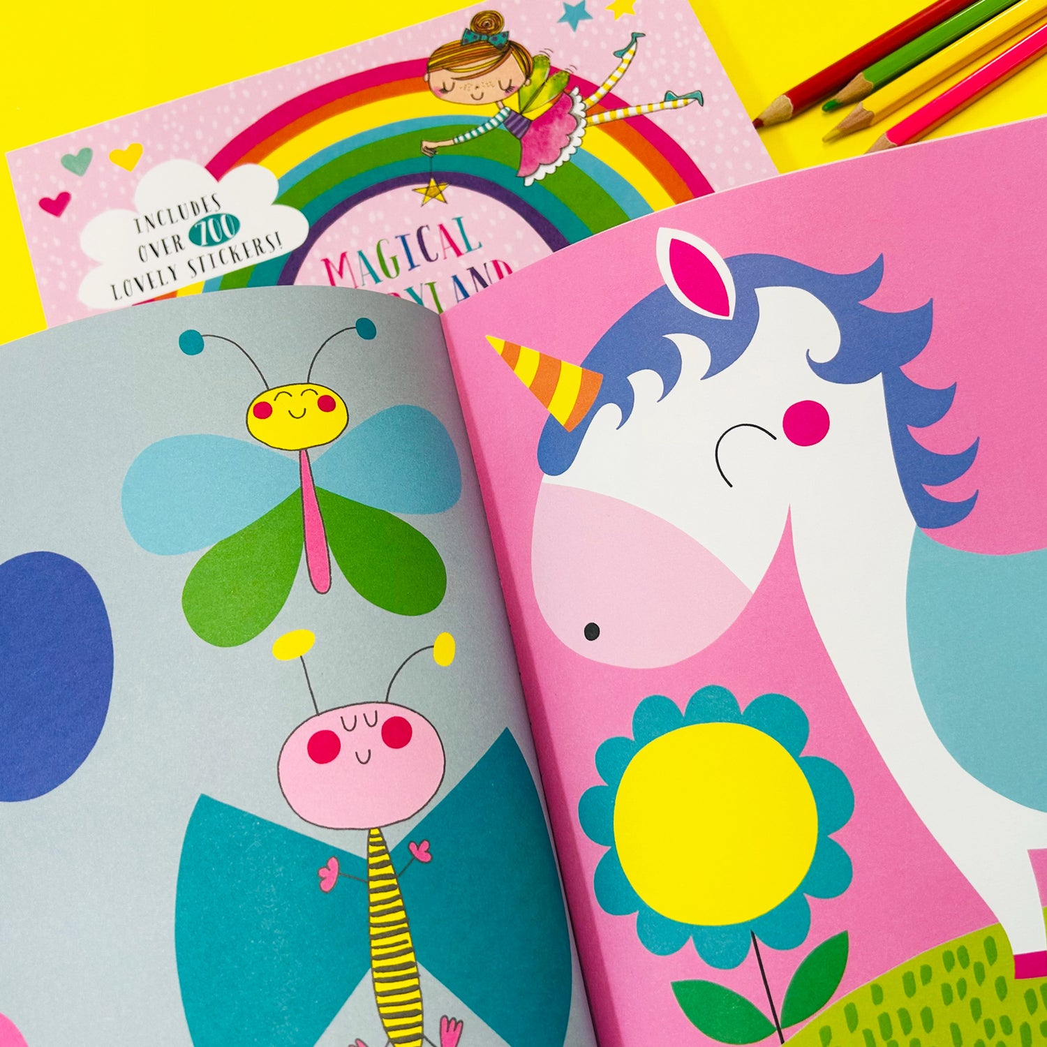 Sticker Scene and Colouring Activity Book - Magical Fairyland