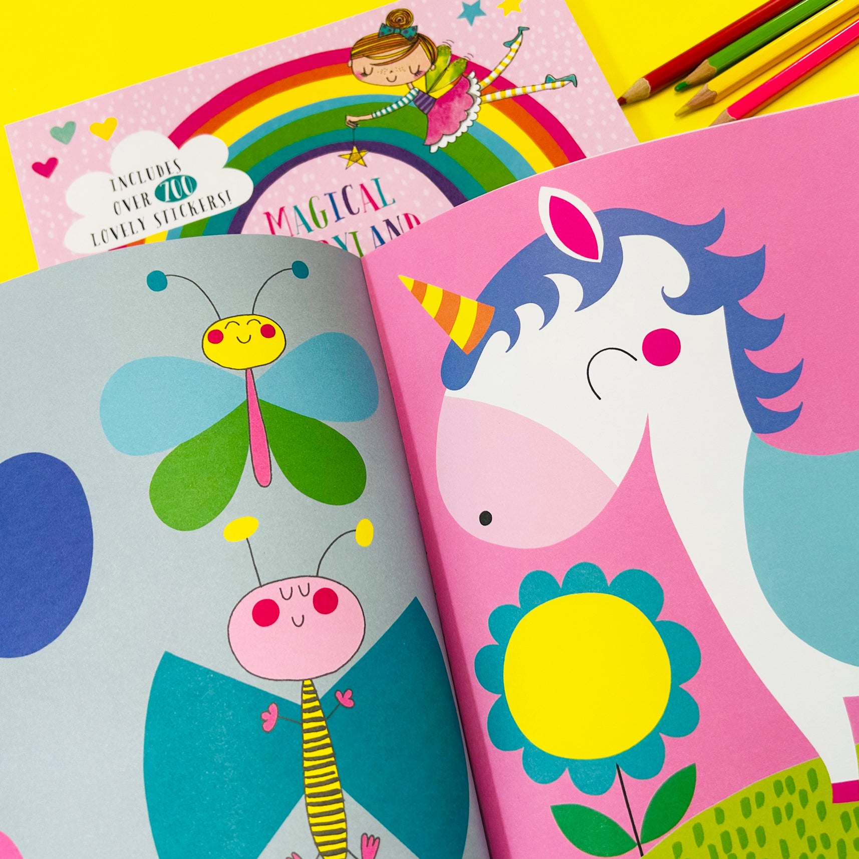 Sticker Scene and Colouring Activity Book - Magical Fairyland