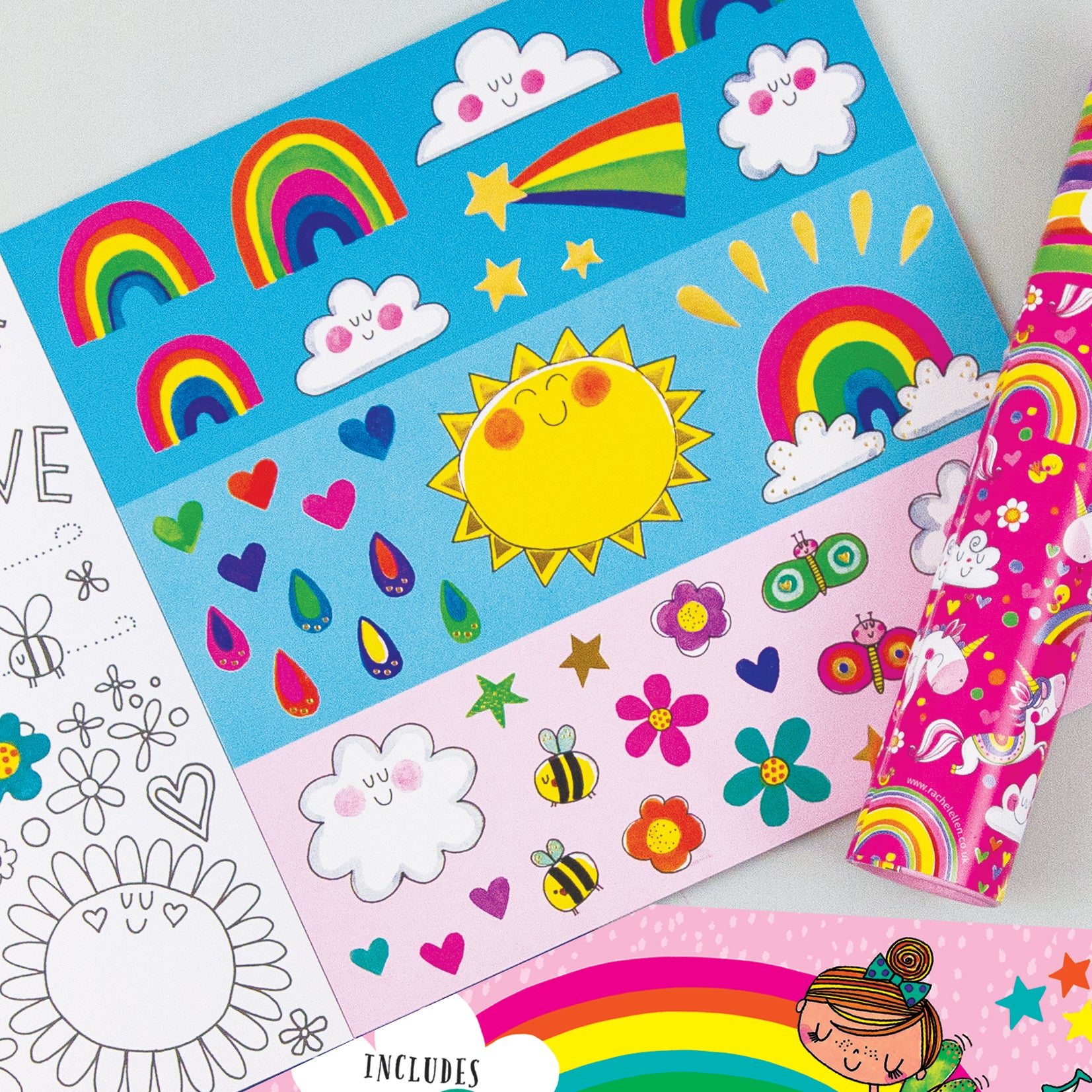 Sticker Scene and Colouring Activity Book - Magical Fairyland