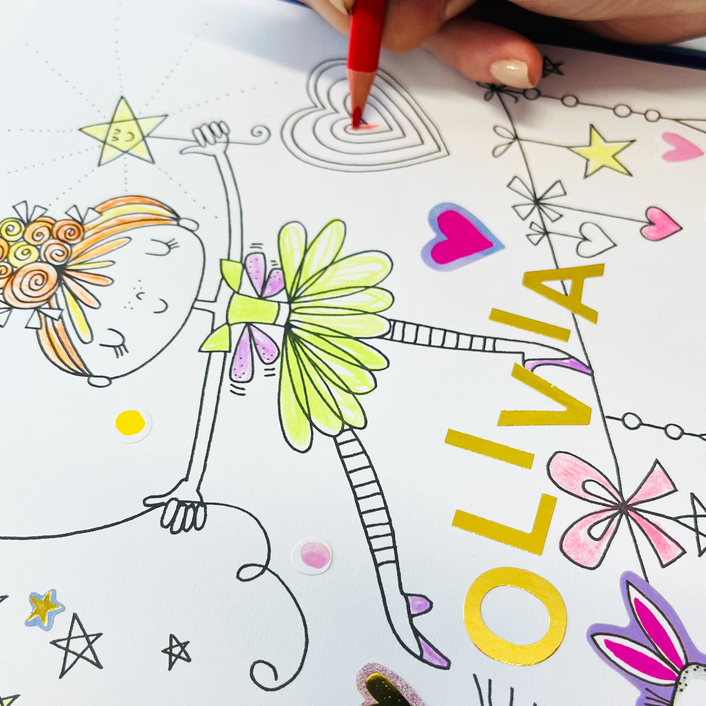 Sticker Scene and Colouring Activity Book - Moondance Ballerina
