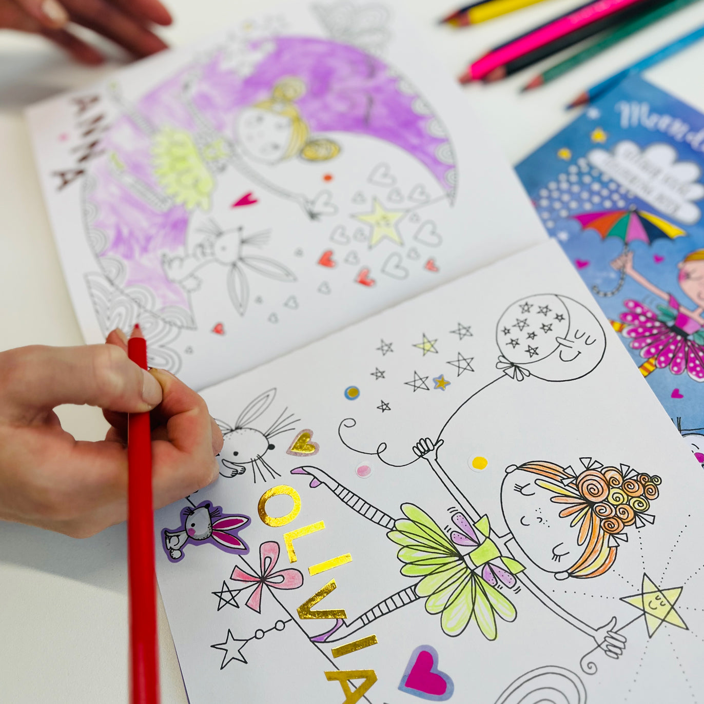 Sticker Scene and Colouring Book - Moondance