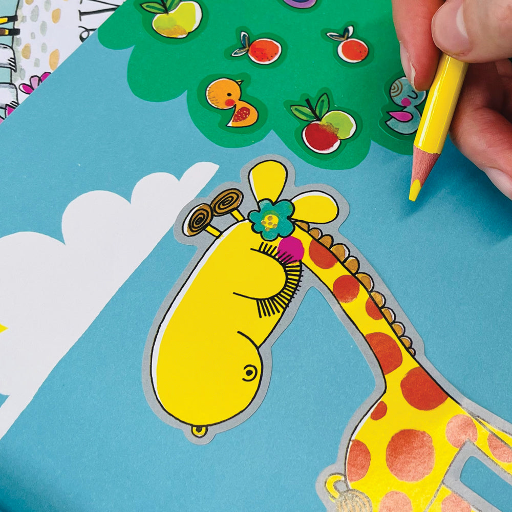 Sticker Scene and Colouring Book - Love our Planet