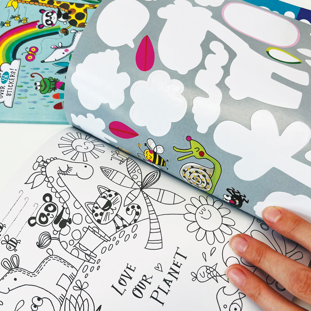 Sticker Scene and Colouring Activity Book - Love our Planet