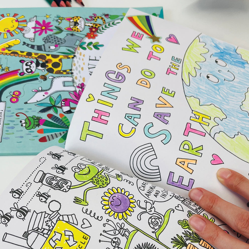 Sticker Scene and Colouring Book - Love our Planet