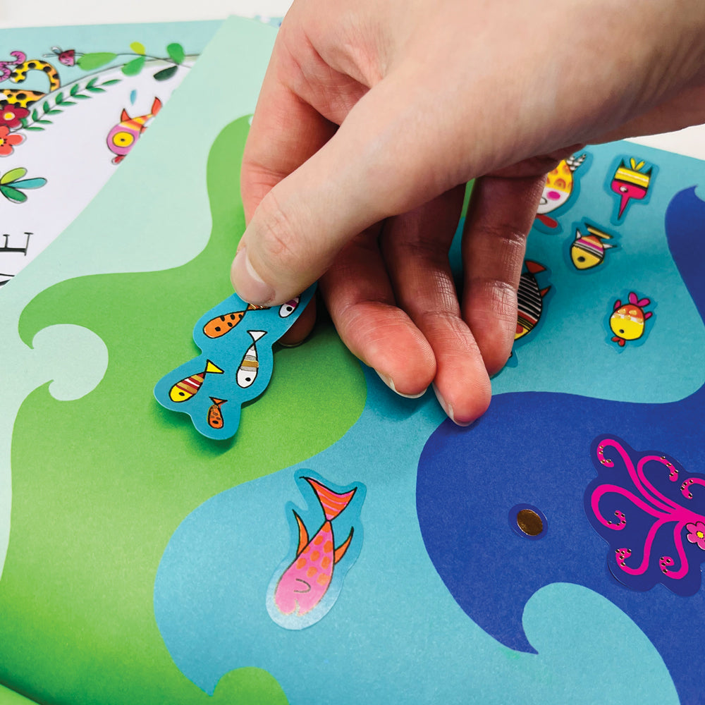 Sticker Scene and Colouring Book - Love our Planet