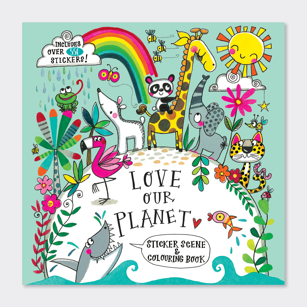 Sticker Scene and Colouring Book - Love our Planet