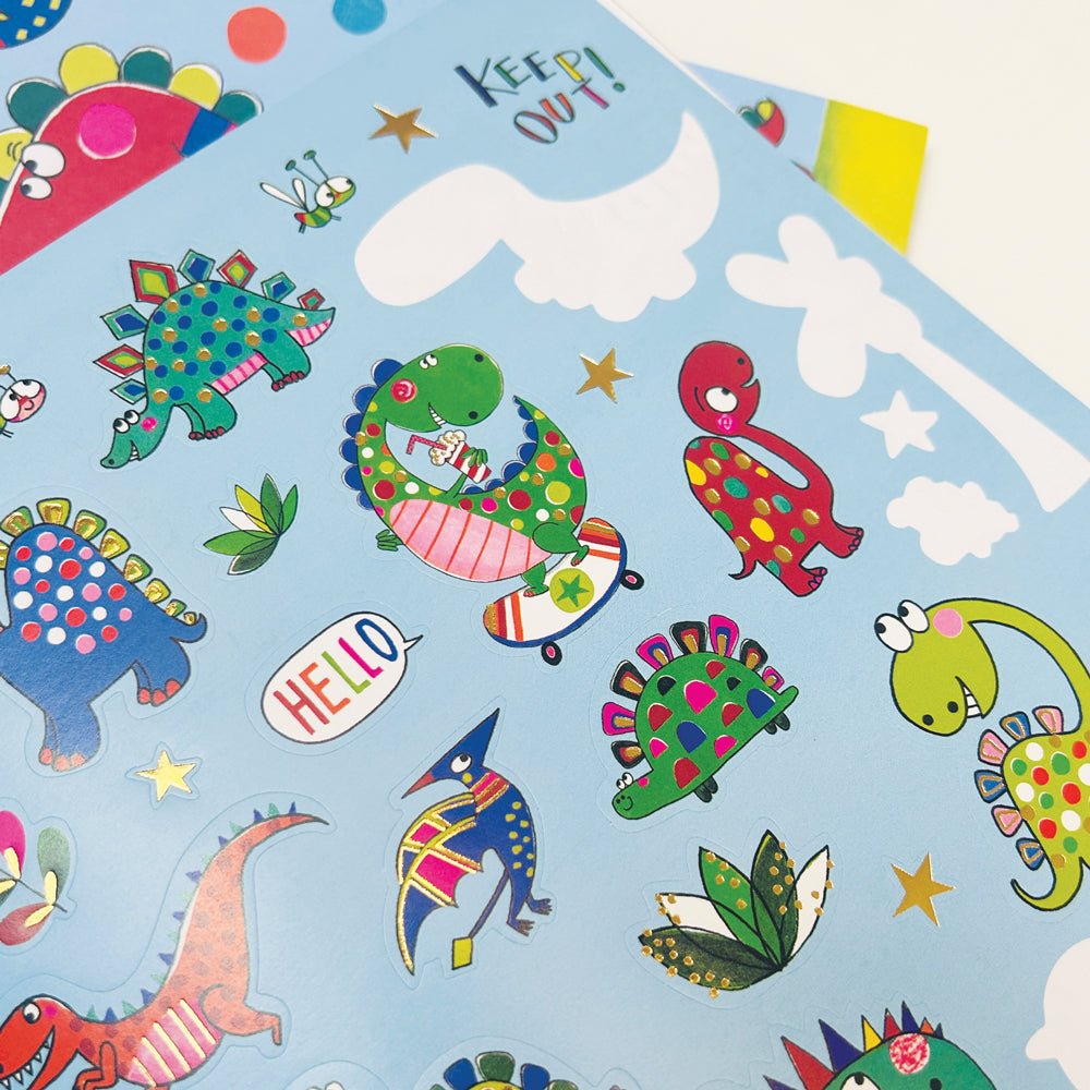 Sticker Scene and Colouring Activity Book - Dinosaur