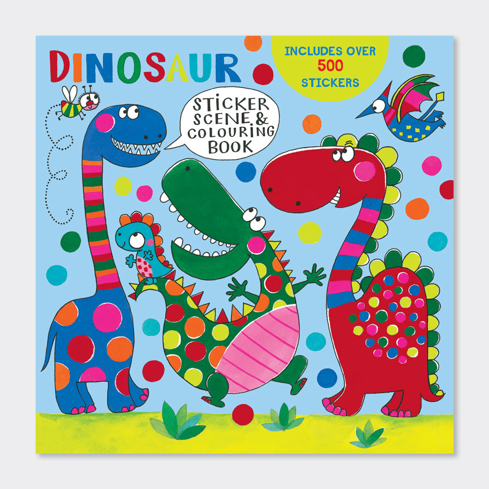 Sticker Scene and Colouring Activity Book - Dinosaur