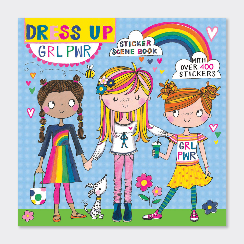 Sticker Scene and Colouring Activity Book - GRL PWR Dress Up
