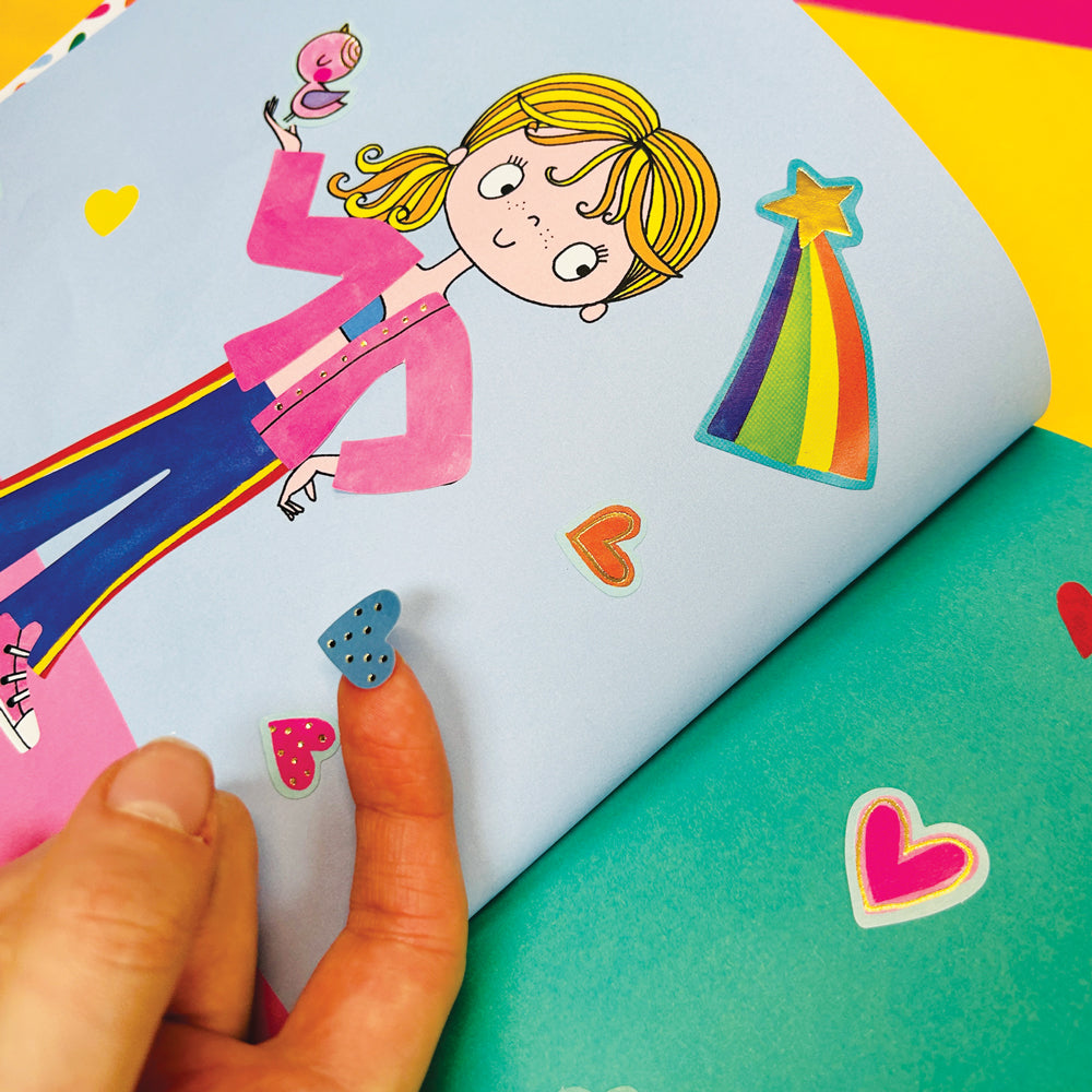 Sticker Scene and Colouring Activity Book - GRL PWR Dress Up