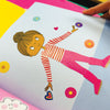 Sticker Scene and Colouring Activity Book - GRL PWR Dress Up