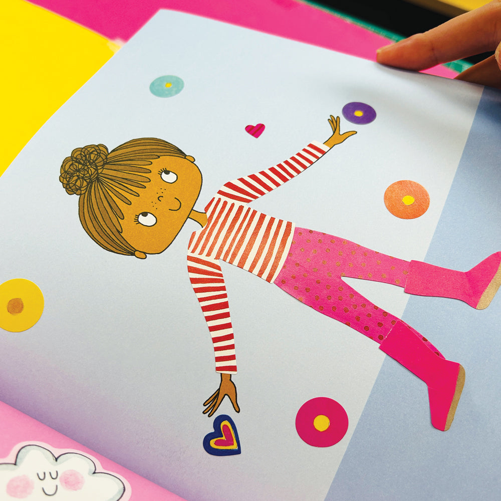 Sticker Scene and Colouring Activity Book - GRL PWR Dress Up
