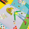 Sticker Scene and Colouring Activity Book - GRL PWR Dress Up