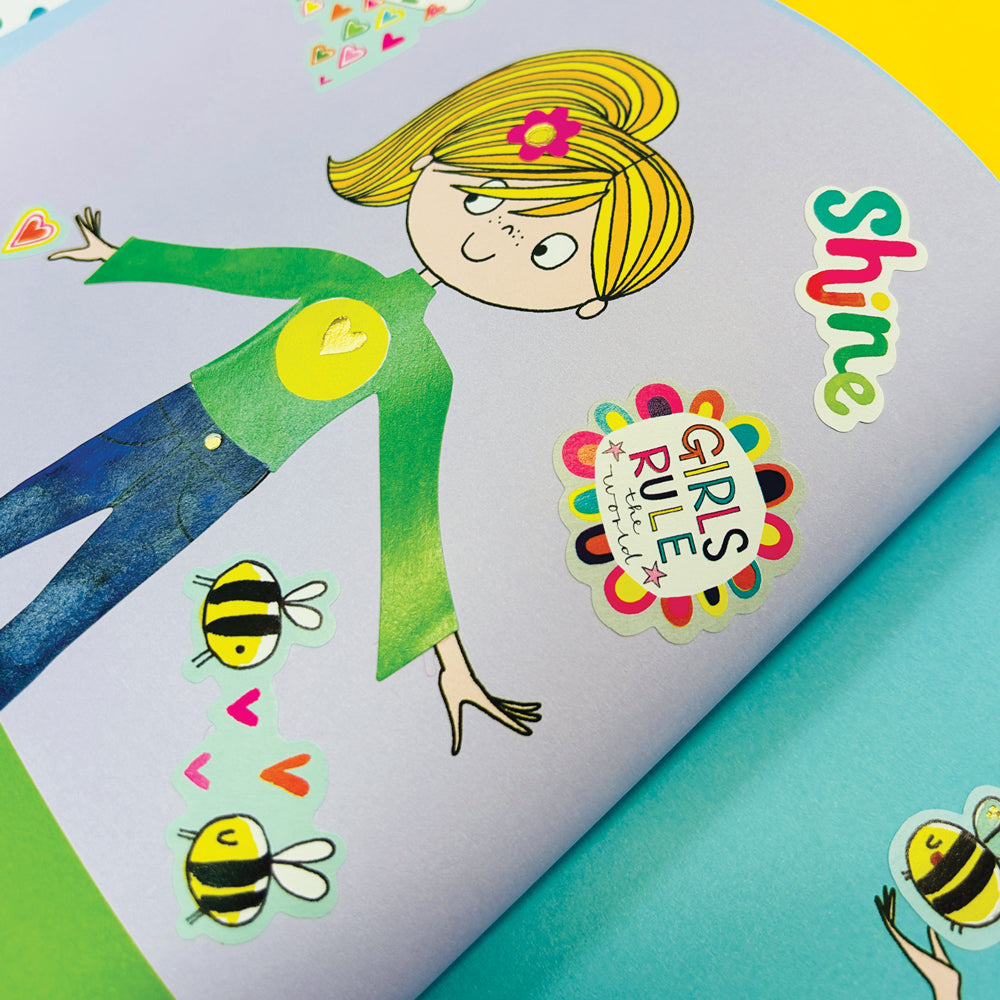 Sticker Scene and Colouring Activity Book - GRL PWR Dress Up