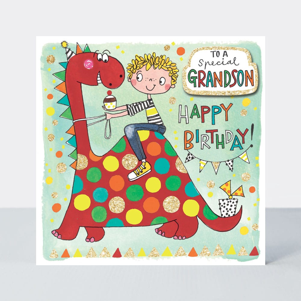 Scribbles - Grandson  - Birthday Card