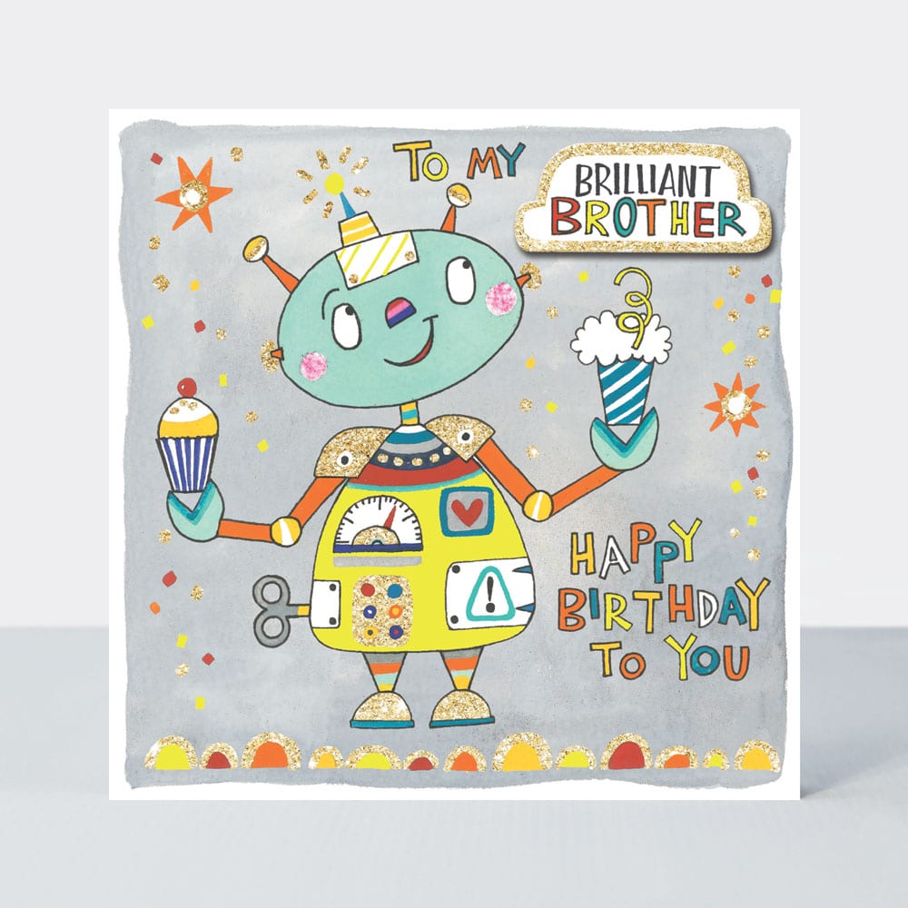 Scribbles - Brother  - Birthday Card