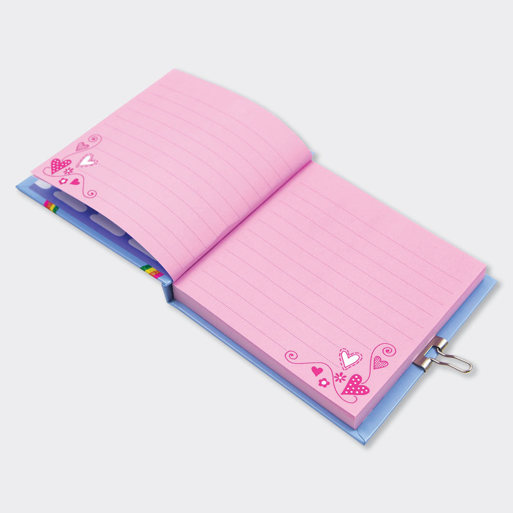 Lockable Secret Diary - Unicorns & Rainbows