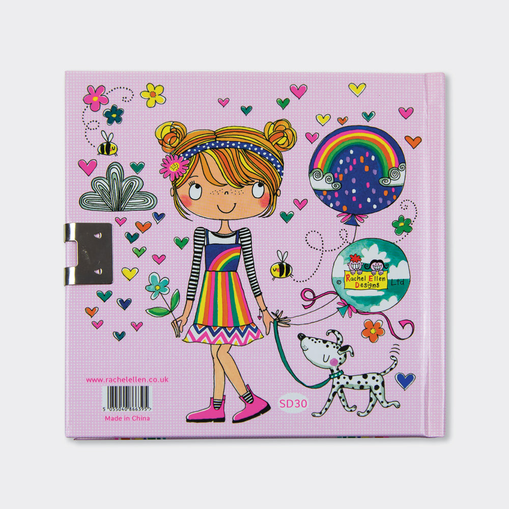 Lockable Secret Diary - Over the Rainbow