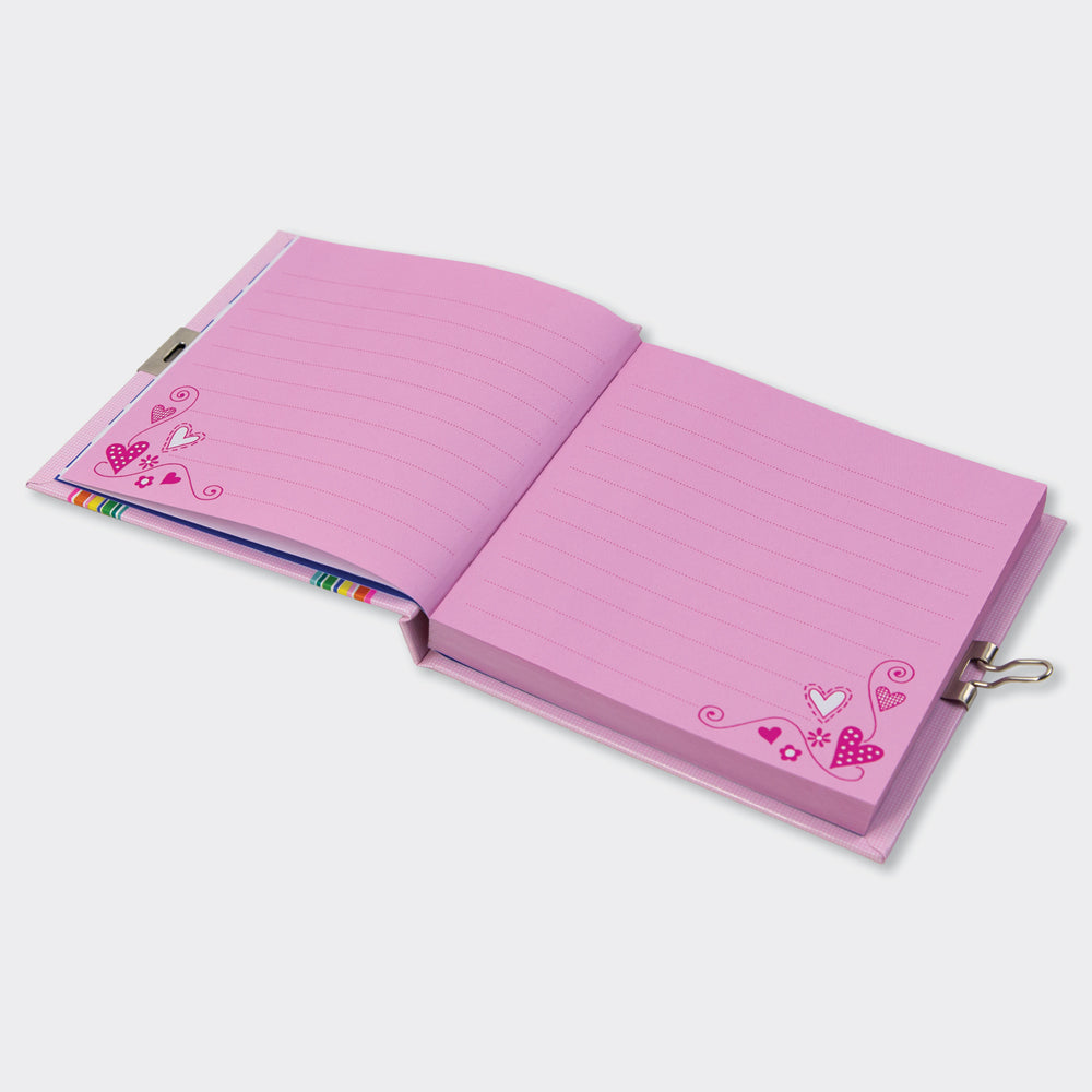 Lockable Secret Diary - Over the Rainbow