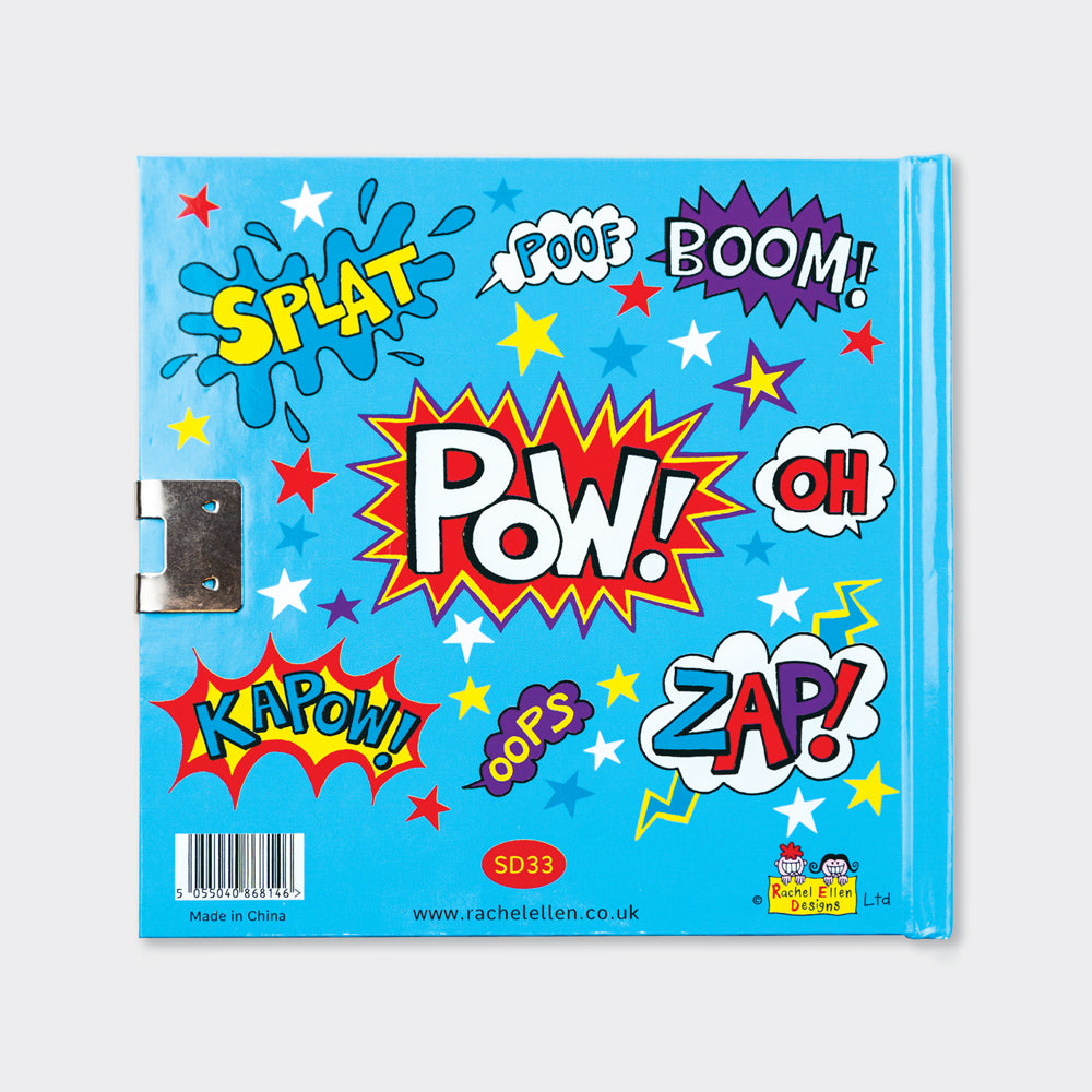 Lockable Secret Diary - Super Hero
