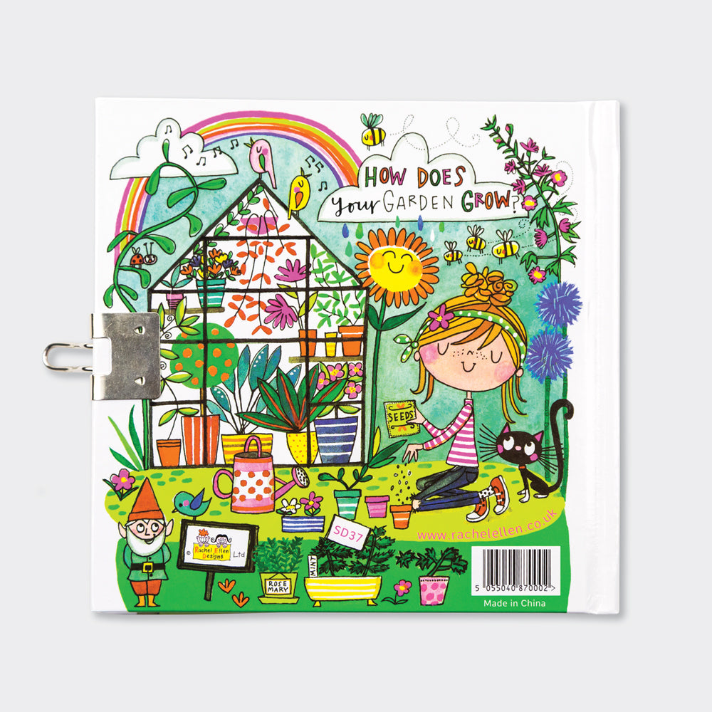 Lockable Secret Diary - Little Gardener
