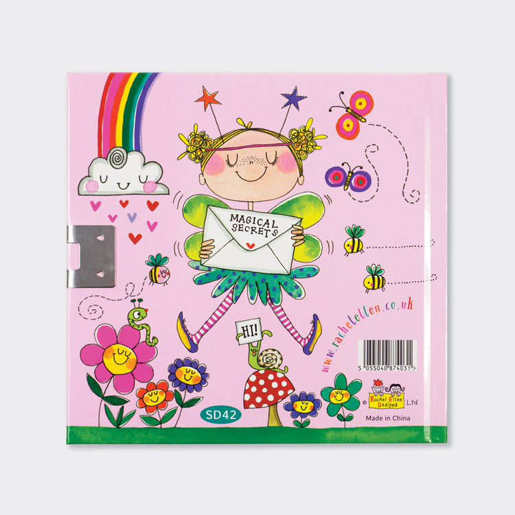 Lockable Secret Diary - Fairy Friends