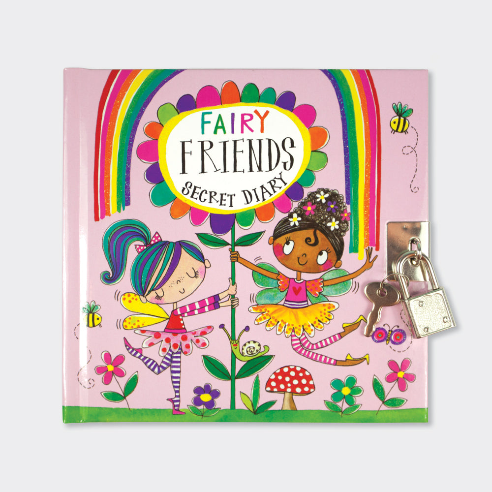 Lockable Secret Diary - Fairy Friends