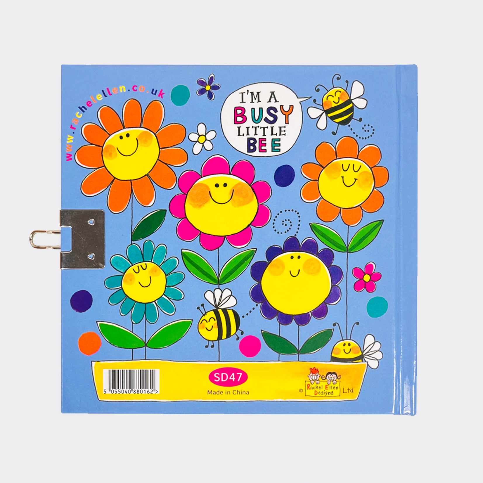 Lockable Secret Diary - Bee Happy