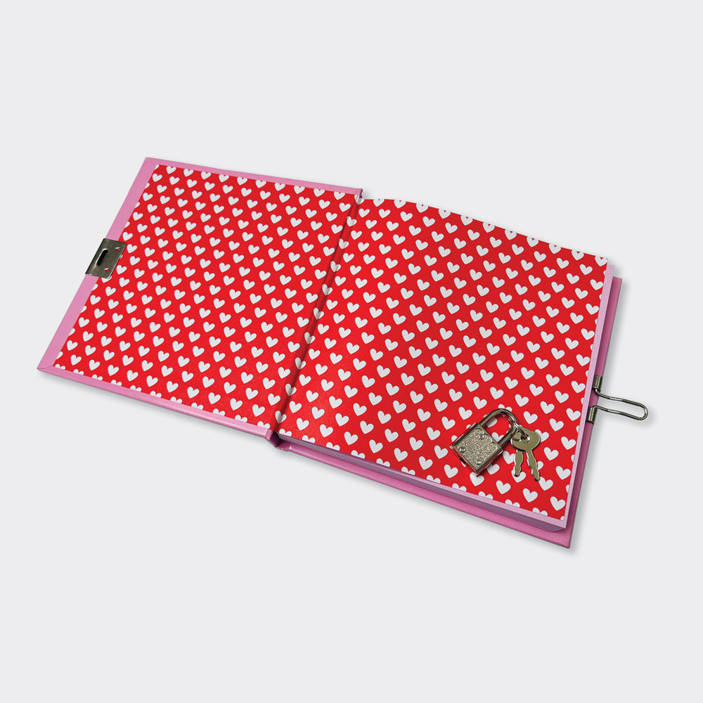 Lockable Secret Diary - Love Bugs (Ladybirds)