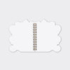 Spotty Dog Shaped Wire Bound Notebook | Gold Foil & Balloons