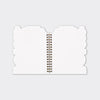 Cheerful Flower Shaped Wire Bound Notebook | Gold Foil & Bees