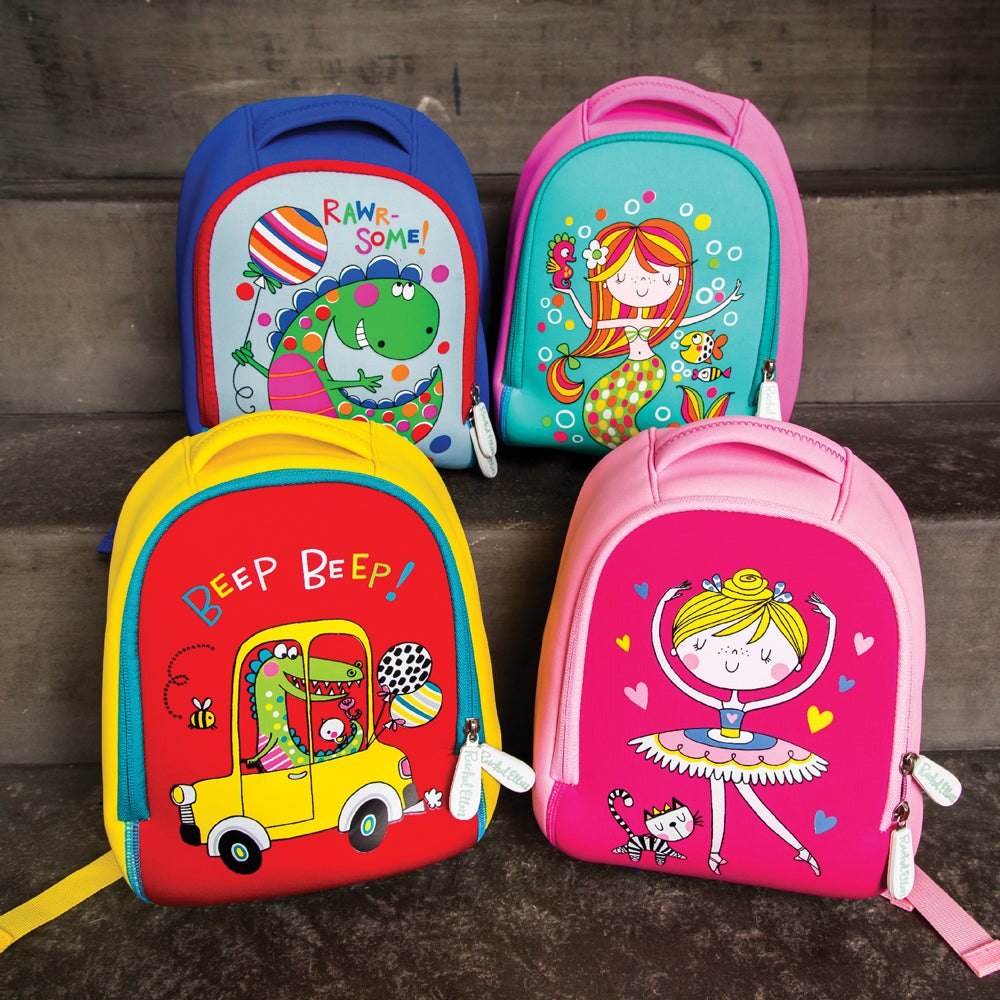 Small Neoprene Rucksacks Mermaid